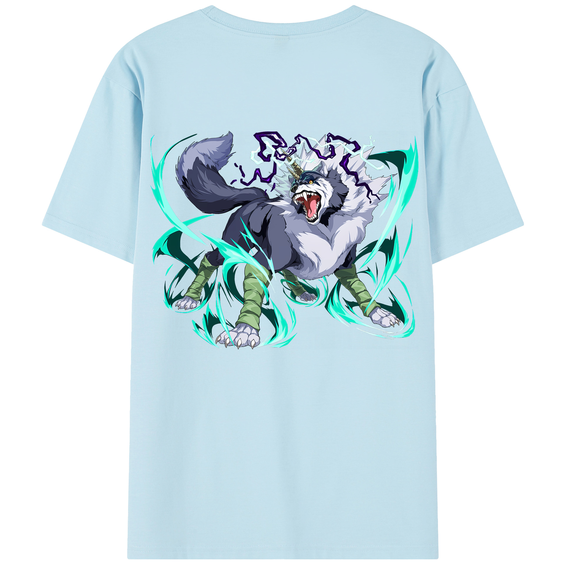 （画像用） 転スラ Regarding Reincarnated to Slime 綿100％半袖Tシャツ（背面プリント）